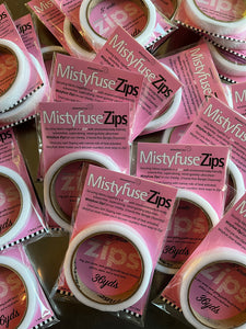 Mistyfuse Zips™ —Half Inch